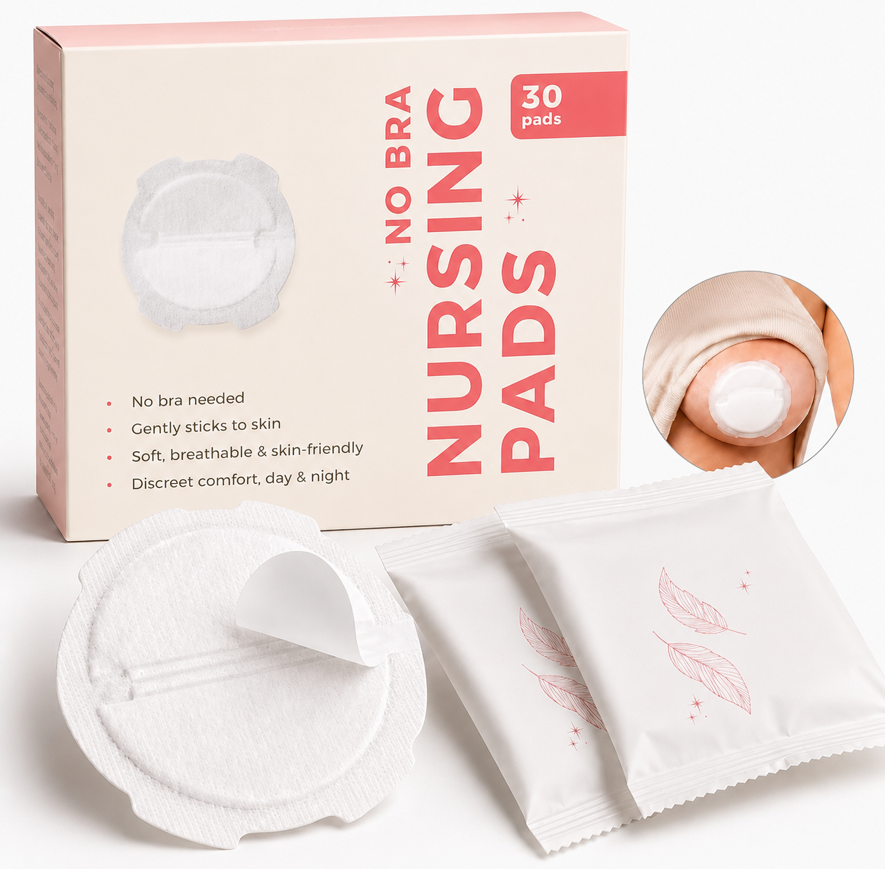SnugEase™ Overnight Nursing Pads