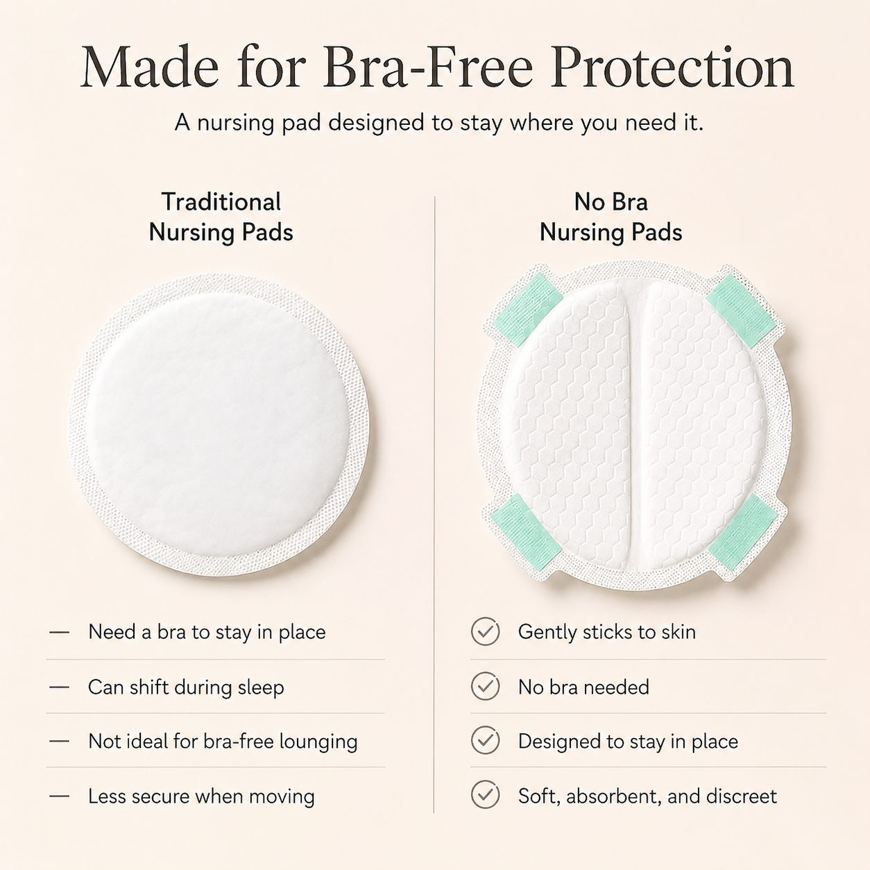 SnugEase™ Overnight Nursing Pads