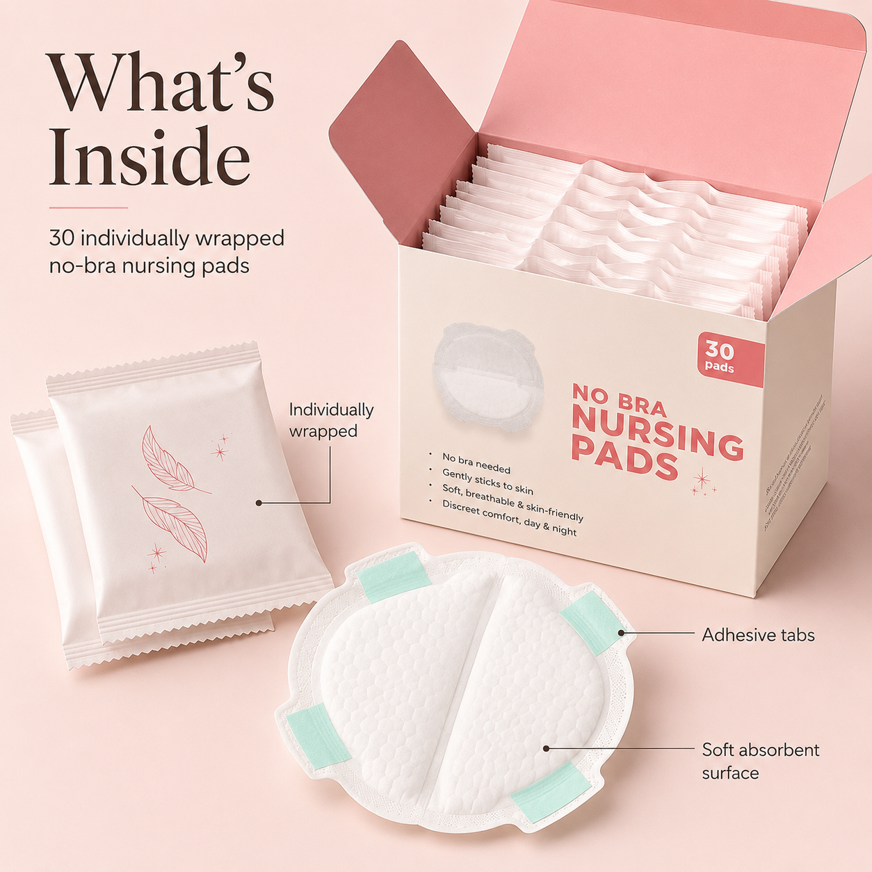 SnugEase™ Overnight Nursing Pads